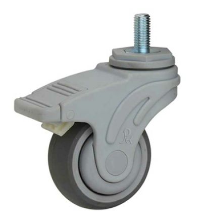 Super artificial rubber(TPR) - Threaded stem with plastic brake