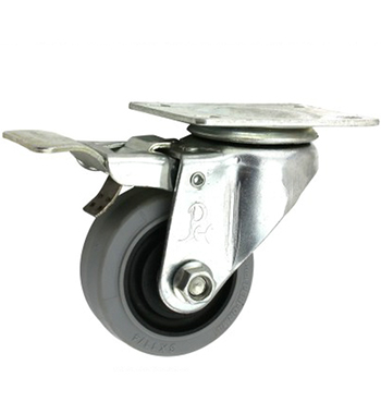 Conductive artificial rubber - Top plate with dual brake